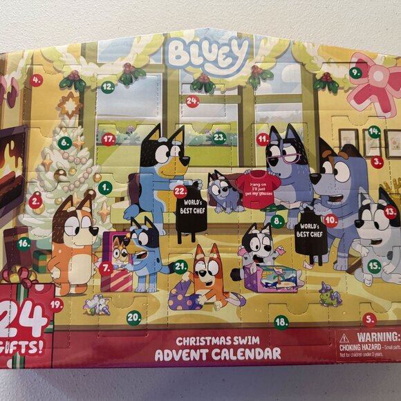 Bluey Other - Bluey Christmas Swim Advent Calendar 2024